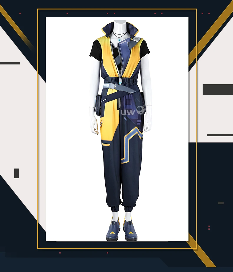 Game Valorant Waylayy Cosplay Kostüm Halloween Anzug XS-3XL 1