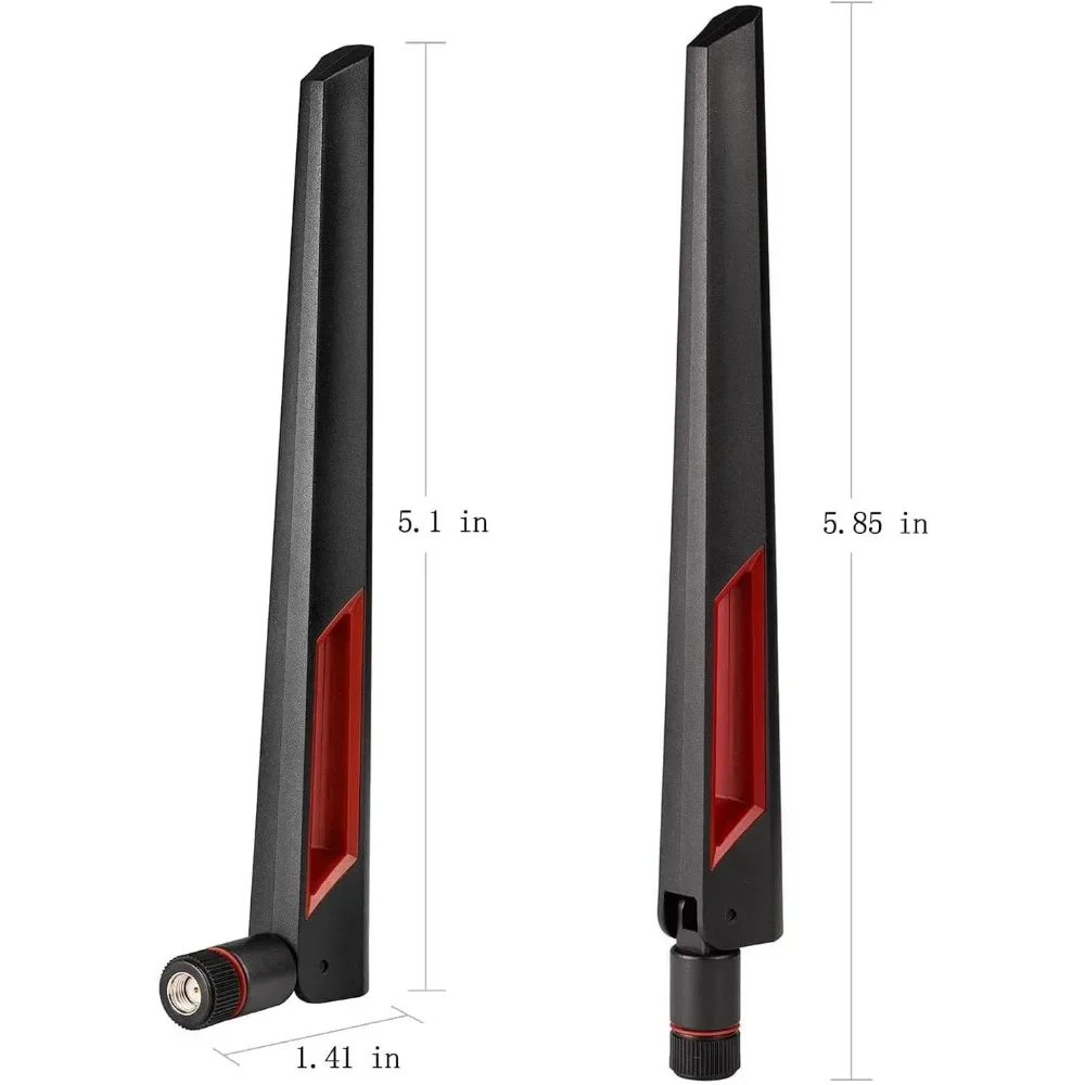 Dual Band 2.4GHz 5.8GHz Wifi Antenna + 15CM I-P-E-X-1 to RP-SMA for Mini PCIe Ca