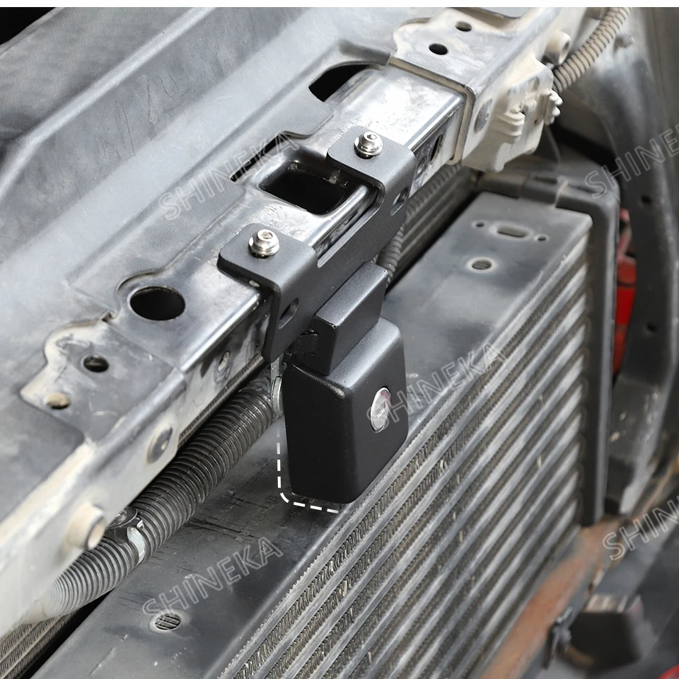 Auto-Frontmotor, unsichtbare Haubenschlösser mit Schlüssel für Jeep Wrangler JK 2007 2008 2009 2010 2011 2012–2017, Anti-Diebstahl-Zubehör – Detail 11