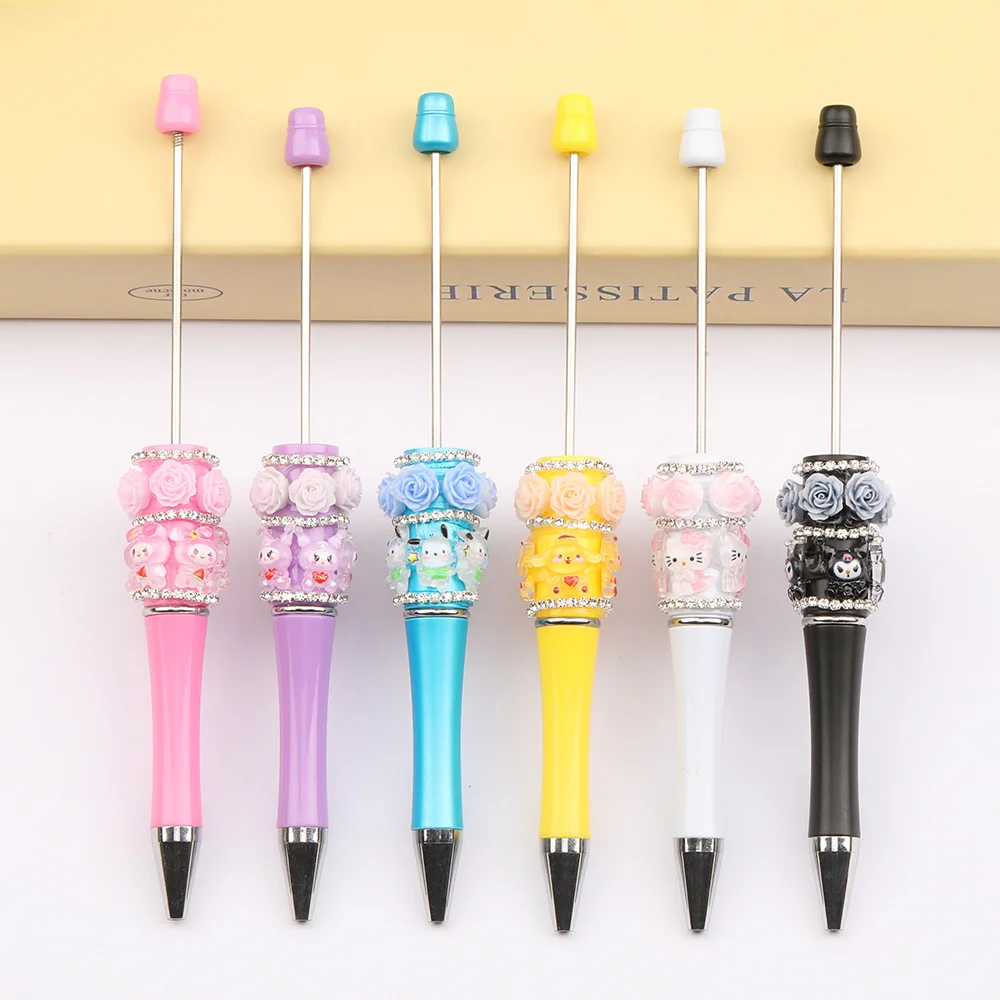 Cordial Design 20Pcs 20*143MM Jewelry Findings & Components/DIY Beaded Pen Accessories/Cute Plastic Pens/Beadable Pen Findings - cordial