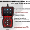 OBD2 Scanner Live Data Professional Mechanic OBDII Diagnostic Code Reader Tool for Check Engine Light 2