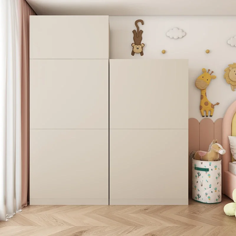 Cabinet Children's Wardrobes Pink Bedroom Clothes Wardrobe Organizer Closet Shelves Meuble De Rangement Home Furniture CY50CW