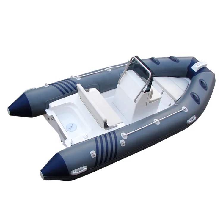 6 Persons Inflatable Boat 40HP Outboard Motor Rib Boat 430CM