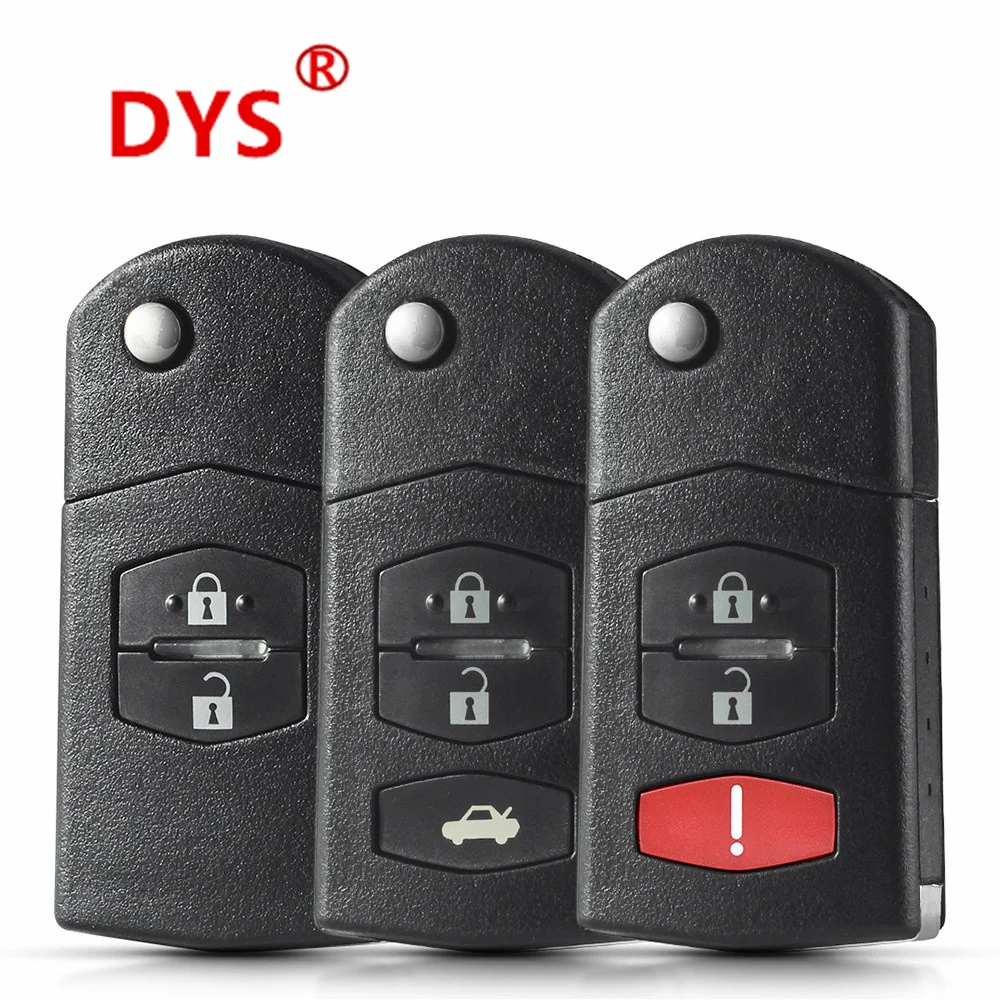 Replacement 2+1 Button Key Shell for Mazda Car Keys Blank - China Key  Blank, Key Cover