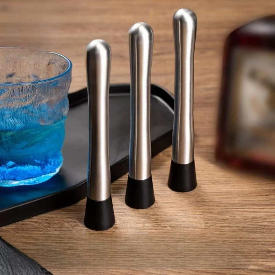 Bar Tools Bar Cocktail Shaker Mojito Mint Muddler Stainless Steel Wine Mixer