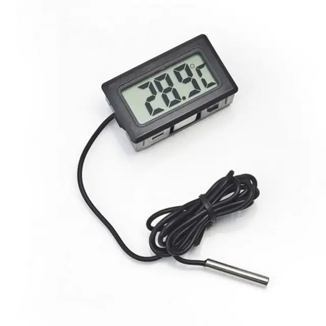 Mini Lcd Digitális Hőmérő Higómerő Hőmérséklet Beltéri Kényelmes Érzékelő Páratartalommérő Mérőműszerek Kábel - Image 2