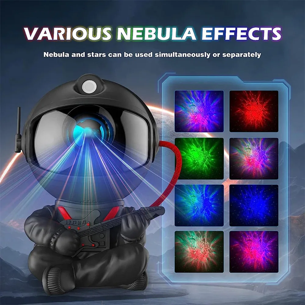 Galaxy Star Astronaut Projector Light Starry Sky Porjectors Lamp Decoration Bedroom Room Nebula LED Night Light Children Gifts 5