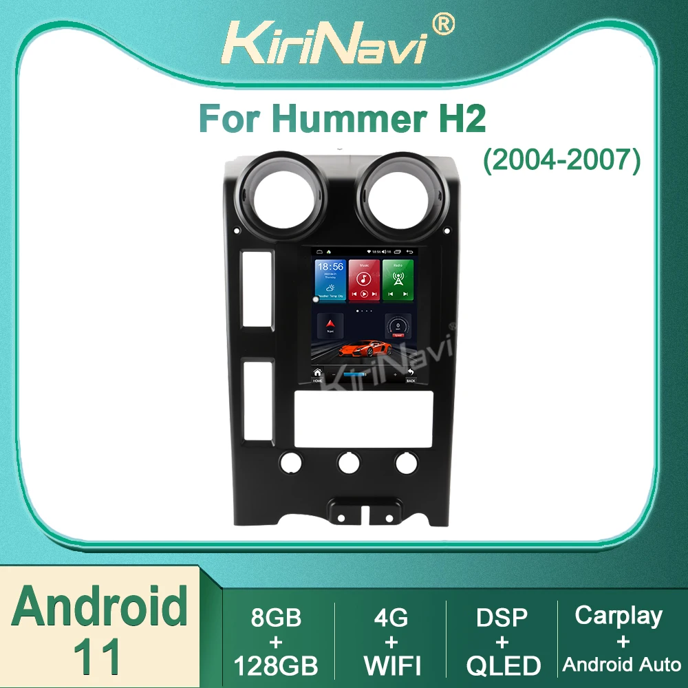 

Kirinavi For Hummer H2 2004-2007 Android 11 Car Radio DVD Multimedia Video Player Autoradio Stereo Auto Navigation GPS 4G DSP