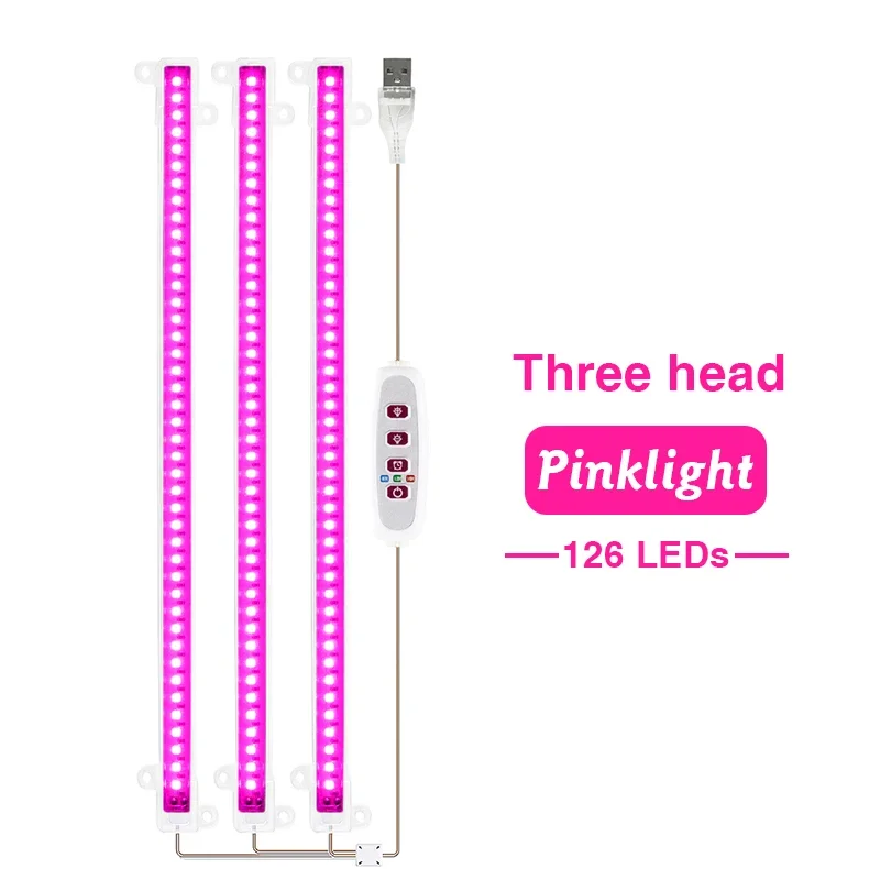Full Spectrum LED Grow Light USB 5V for Indoor Plants and Seedlings
