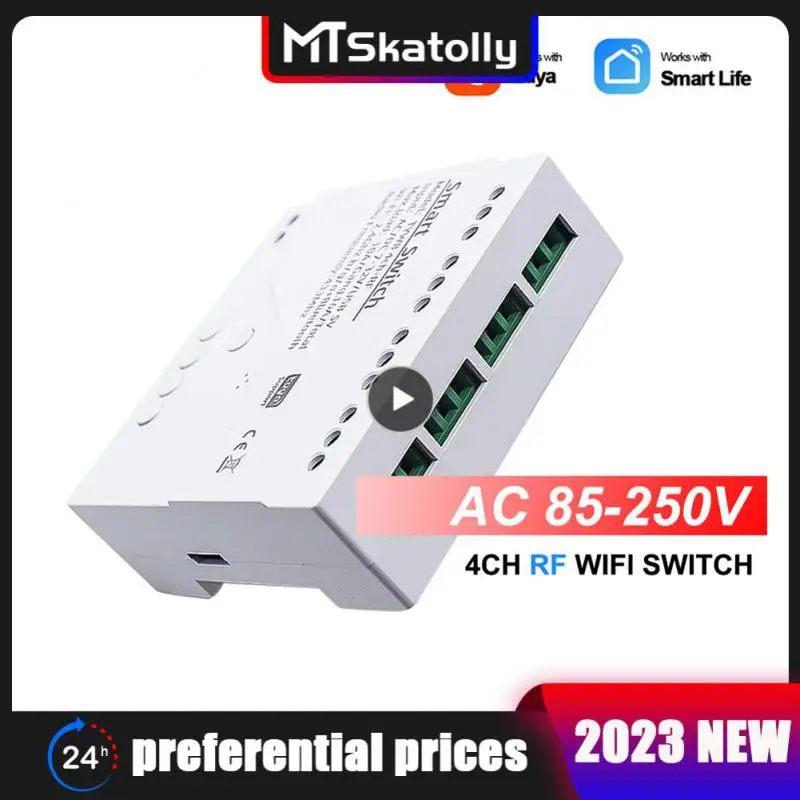 

Беспроводной модуль переключателя Wi-FI Tuya Smart Life, 12 В, 24 В, 220 В, 10 А