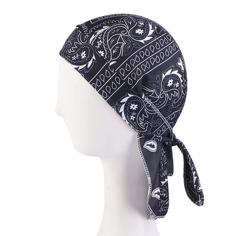 

Cycling Headscarf Beanies Handkerchief Head Outdoor Pirate Hat Motorcycle Printed Paisley Multi Color Hip-Hop Dance Bandana