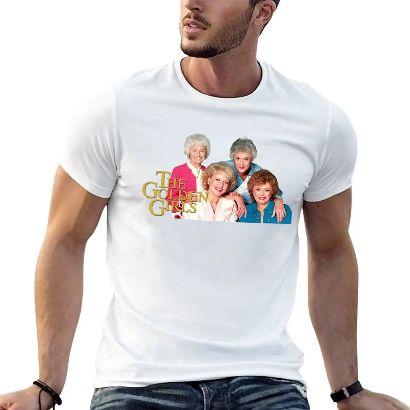 

New The Golden Girls T-Shirt kawaii clothes plus size tops blank t shirts sweat shirts, men