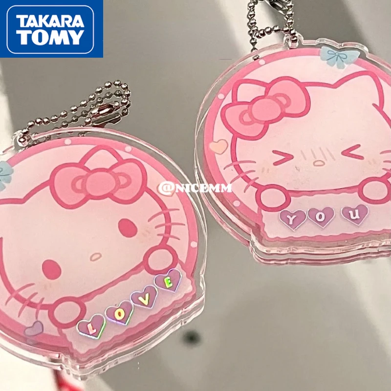 

TAKARA TOMY Hello Kitty Студенческая акриловая Милая светильник парная брелок школьная сумка с подвеской аксессуары для девушки