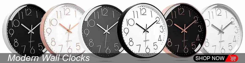 Description Picture 3 of itemMCDFL White Clock Hands Vintage Wall Clocks Metal Pointer Bed DIY Mechanism Motor Machinery with Quartz Focus Insert Watch Large