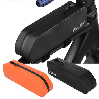 Pacchetto manubrio anteriore impermeabile con guscio rigido di grande capacità Attrezzatura per la guida della bici Borsa per tubo per bici che rompe il vento Bici da strada di montagna