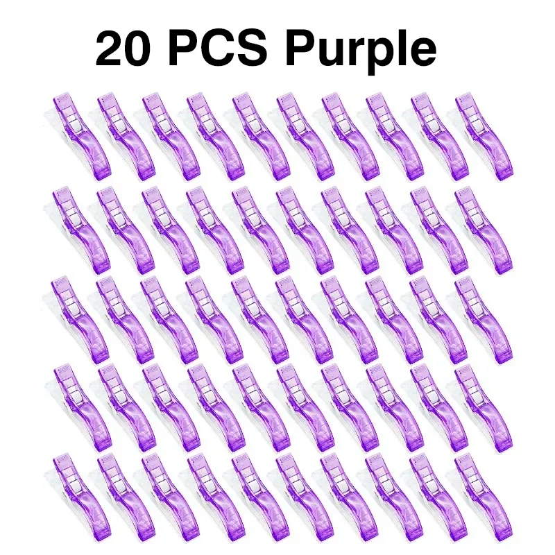 20Pcs Big Purple
