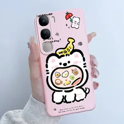 Floral Girl Design Soft Back Phone Case for Vivo Y200 (FEN - TGFEN0601)
