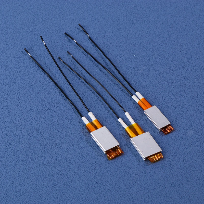 1PC 12V 80-220 Degree Thermostat PTC Aluminum Shell Ceramic Heater Element Heating Plate Heat Preservation Antifreeze Dehumidify