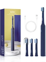 Sejoy Electric Toothbrush Adult Rechargeable Smart Toothbrush 2 Mins Timer 6 Modes 6 Brush Heads Sonic Toothbrush 1