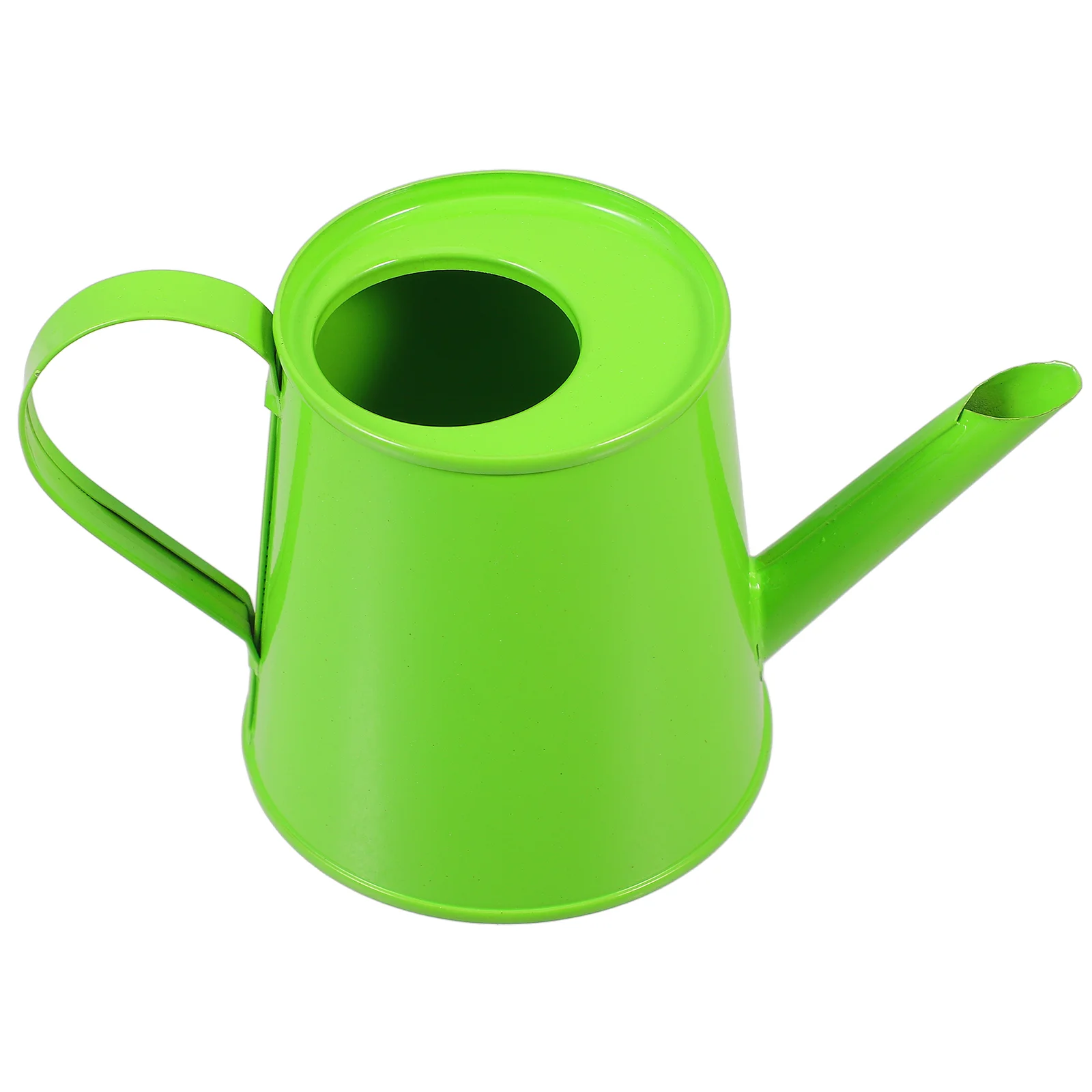 

Mini Iron Watering Can Household Watering Can Watering Pot Decor Sprinkled Kettle Layout for Home Desktop Photo (Green)