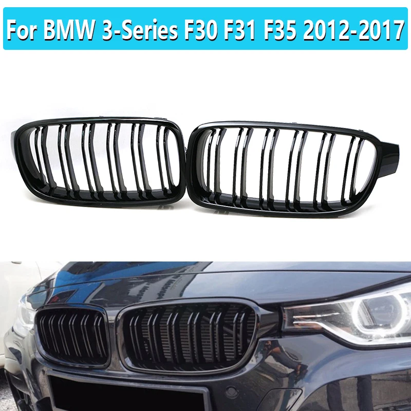 

Для BMW F30 F31 F35 2012-2017 320i 325i 328i Высокое качество ABS автостайлинг передняя решетка радиатора двойная решетка радиатор авто аксессуары