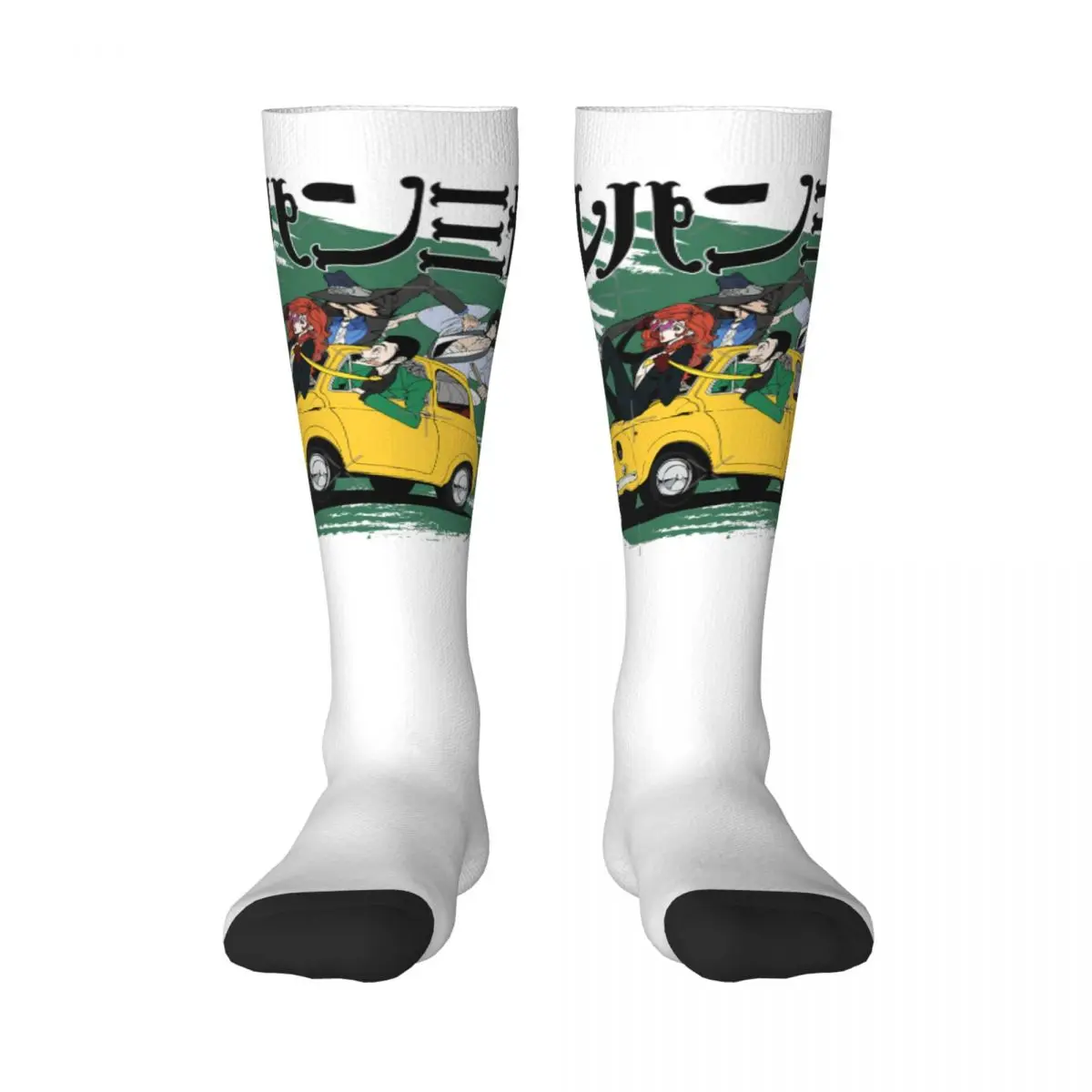 

Lupin III Family Monkey Punch 13 Color contrast socks Hyundai Elastic Stockings Nerd Classic Adult Stockings