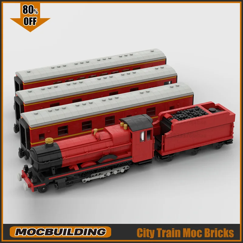 

Express Locomotive MOC Building Blocks Train Series DIY Assemble Technology Bricks Educational Creative Children Toys Gifts