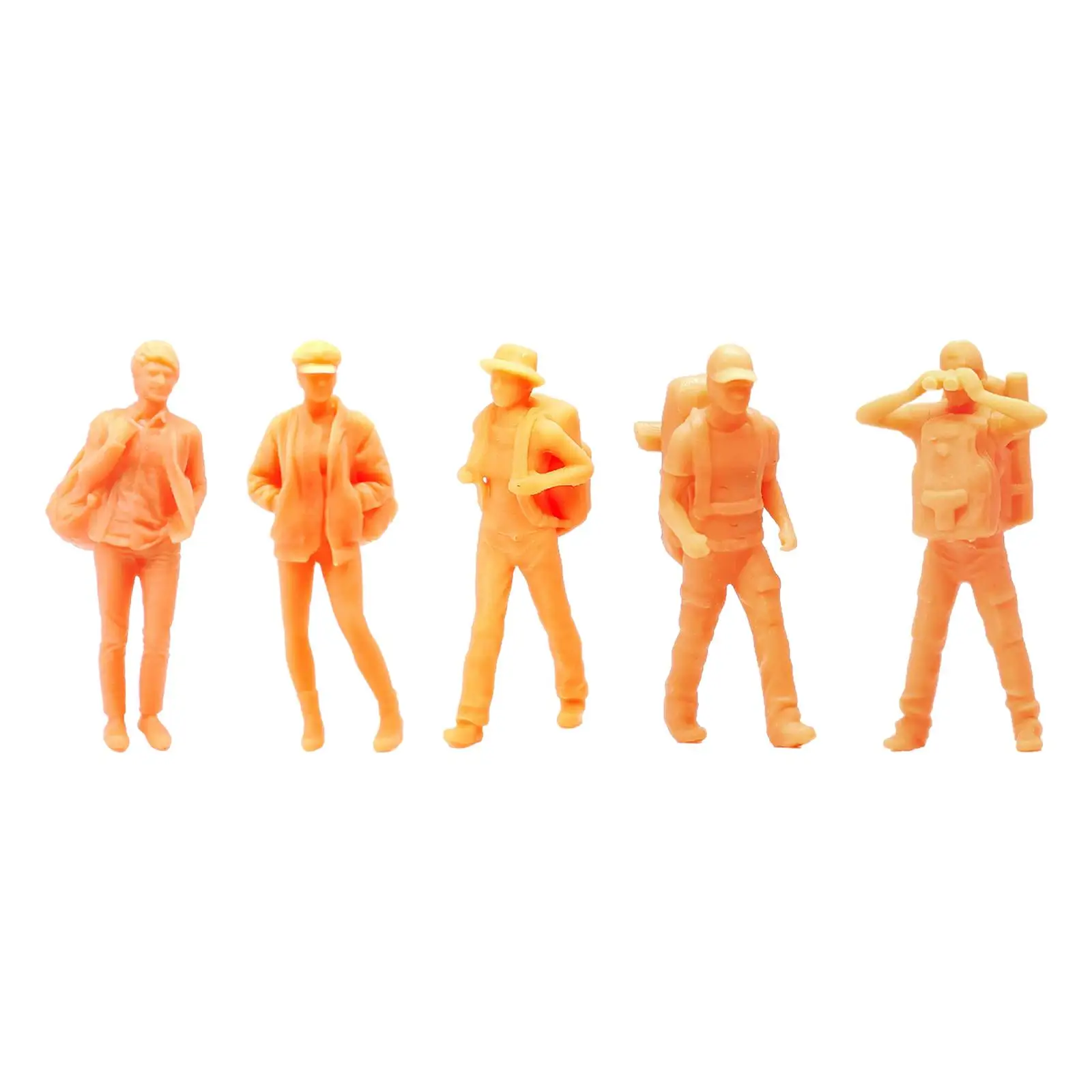 1/64 Scale Model People Diorama Figures Tiny People Model Trains Architectural for Accessories