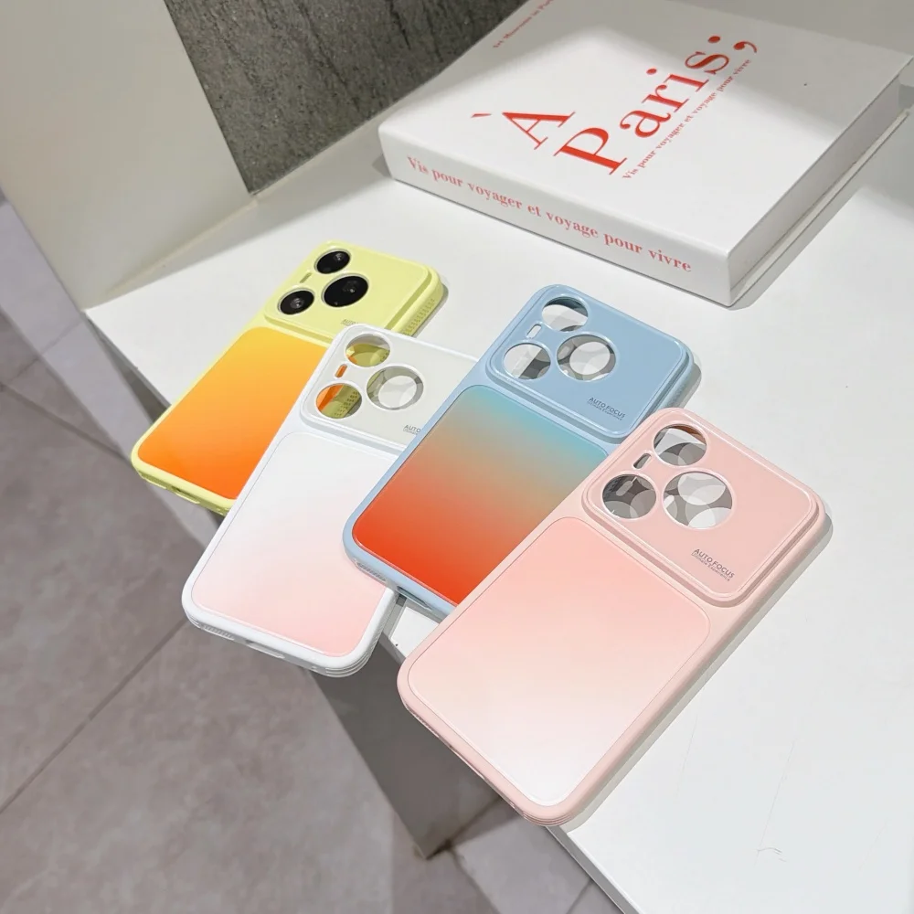 Gradient Color Shockproof Cooling Phone Case Cover