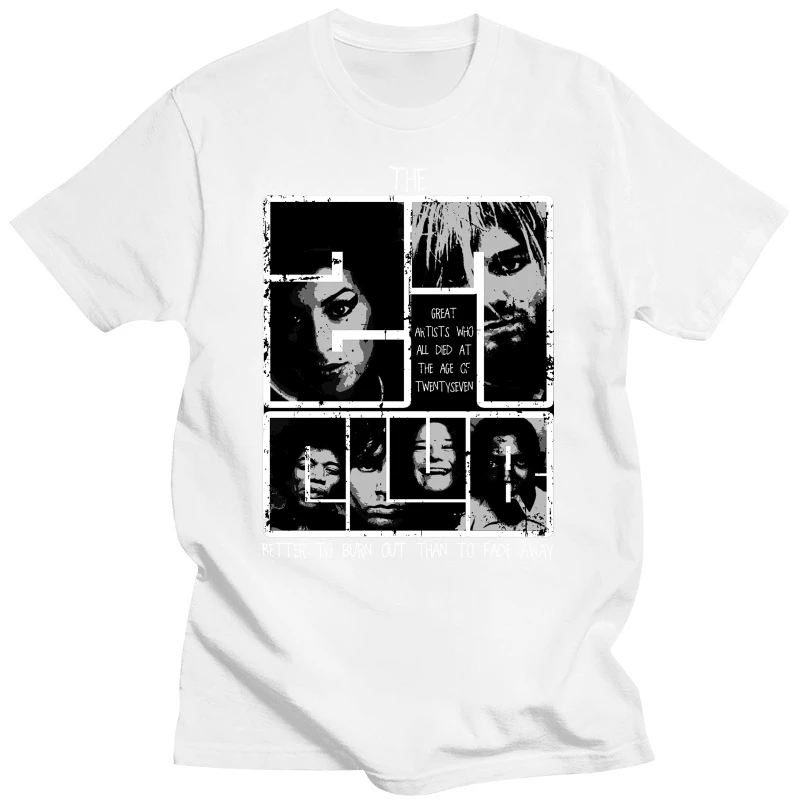 

27 Club Dark T-Shirt - NewNew Arrival Male Tees Casual Boy T-Shirts Tops Discounts