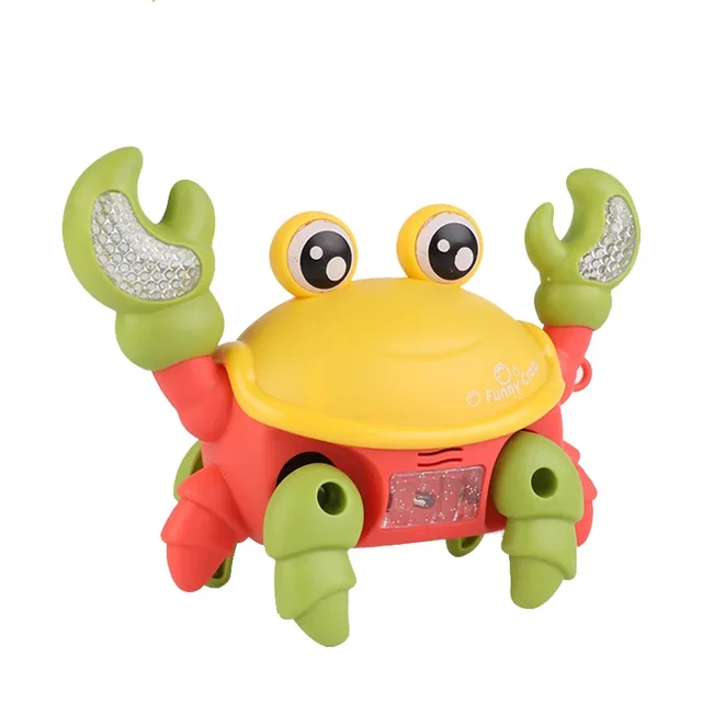Children Toys Crawling Crab Walking Dancing Electronic Pets Robo Crab Glowing With Music Light Baby Toddler Pet Toy Gift 4