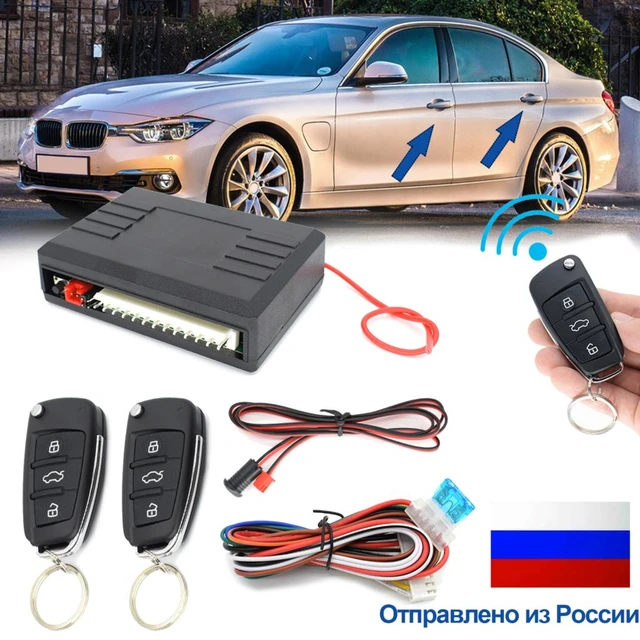 Cerradura De La Puerta Del Coche Sistema Central Sin Llave De Cierre  Centralizado Con Control Remoto Sistemas De Alarma Kit A Distancia Universal  12V Coches