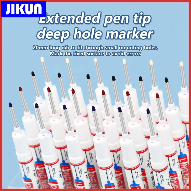 Permanent Marker Pen Highlighter Pen Marker Pens Permanent Marker Permanent Markers Paint Marker Pen Markers Pen Long Nib Markers Art Markers Paint Pen 5pcs Long Head Deep Hole Markers Pen Set Bathroom Woodworking Decoration Permanent Marker Pencil Tools White Black Red Ink