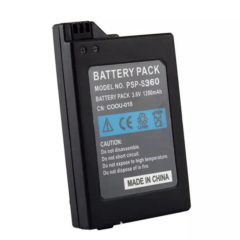 1200mAh 3.6V Power Battery Bateria Pack for Sony PSP 2000 PSP 3000 PlayStation Portable Rechargeable Batteries game console battery replacement battery