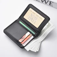 Men's Wallet Vertical Multi Card Small Wallet Driver's License Youth Mini Student Change Bag Card Bag 4