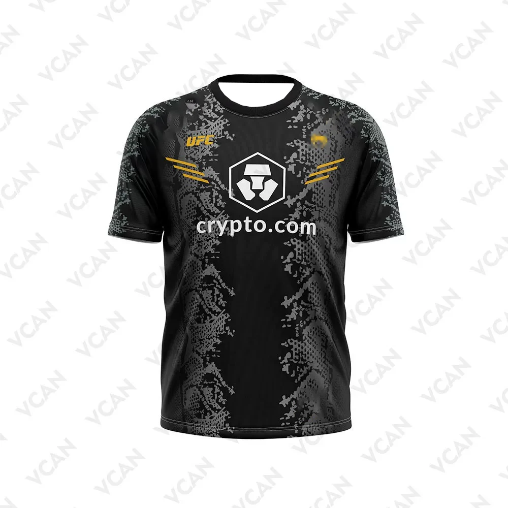 Sportswear Tshirt Men's Venom UFC Printed T-Shirt Comfortable Breathable Sweat Absorbing Race Top Boxing Apparel Running Short Sleeves