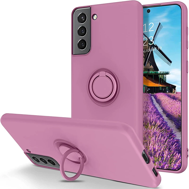 Cover telefono con anello di supporto in silicone liquido_voghion.com