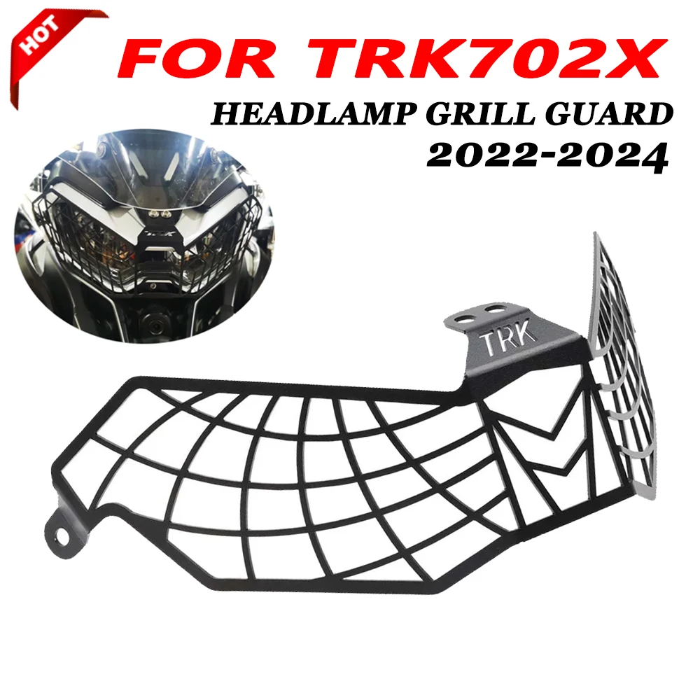 

For Benelli TRK702 TRK702X TRK 702 X 702X 2022 2023 2024 Motorcycle Head Lights Protector Covers Headlamp Headlight Guard Grill