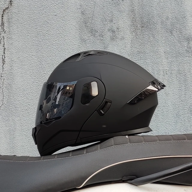 ORZ Unisex Motorcycle Helmet DOT Certification Double Lens Cross Section Helmet Safety Modular Flip Helm Helmet With Visor 5
