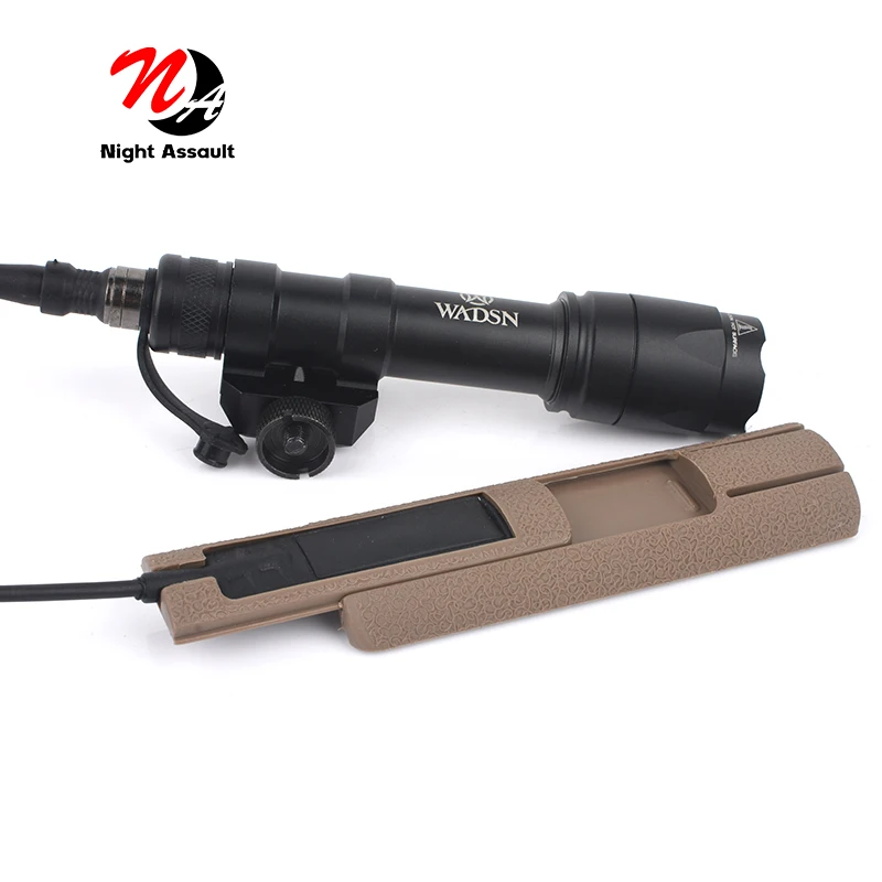 

Nylon Pocket Panel flashlight card slots for Airsoft Rifle Flashlight Pressure Pad Hunting Scout Light Switch Rat Tail Slot