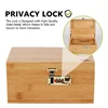 Wooden Herb Storage Box Stash Case Cigarette Rolling Tray Natural Handmade For Smoking Accessories Combo Men Gift 3