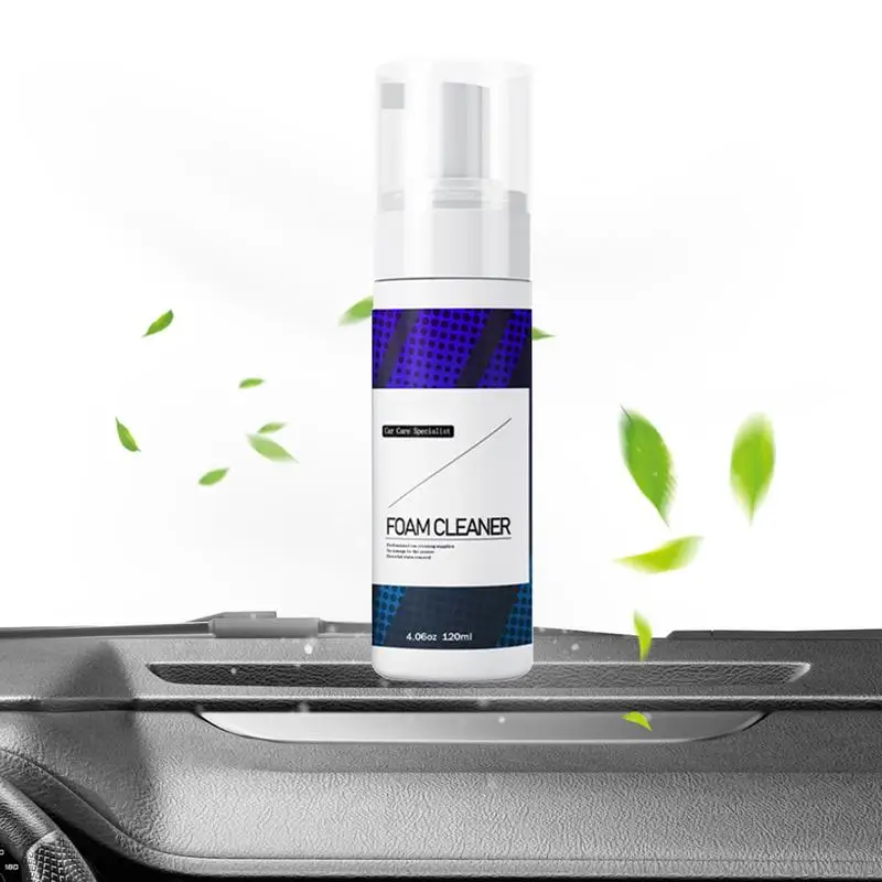 

Car Interior Foam Cleaner 30/120ml Quick Car Interior Cleaner Spray Safe Car Cleaner Versatile Car Inside Cleaner For Coatings