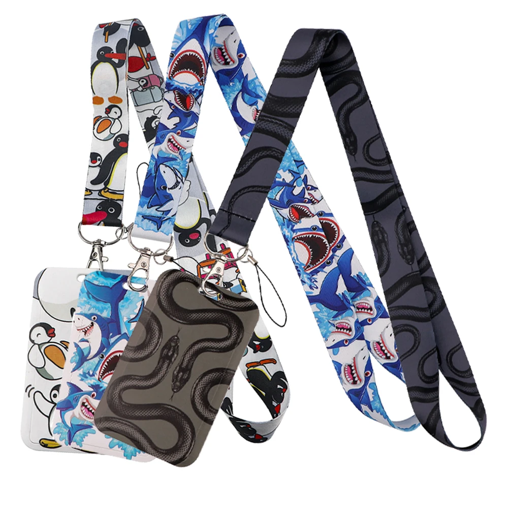 Heftige Schlangen hals riemen Lan yards Schlüssel bund Abzeichen halter ID-Karte Pass hängen Seil Lanyard für Schlüssel ringe Telefon Charm Zubehör