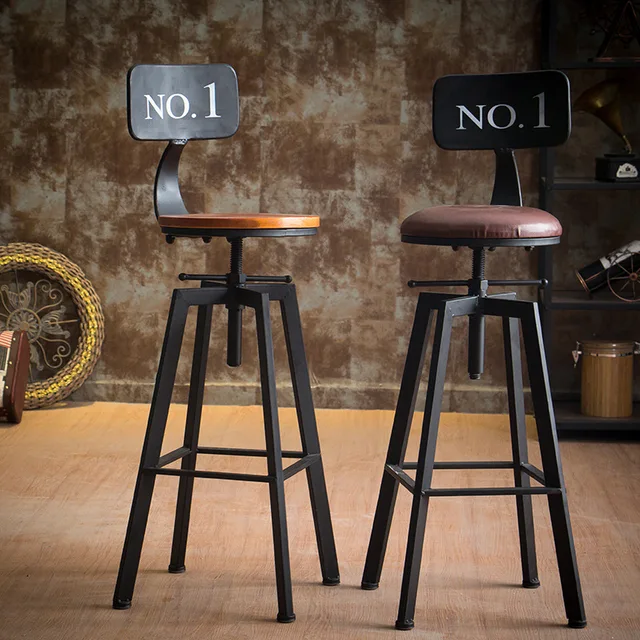 Industrial Style Rotating Bar Chair - C0207