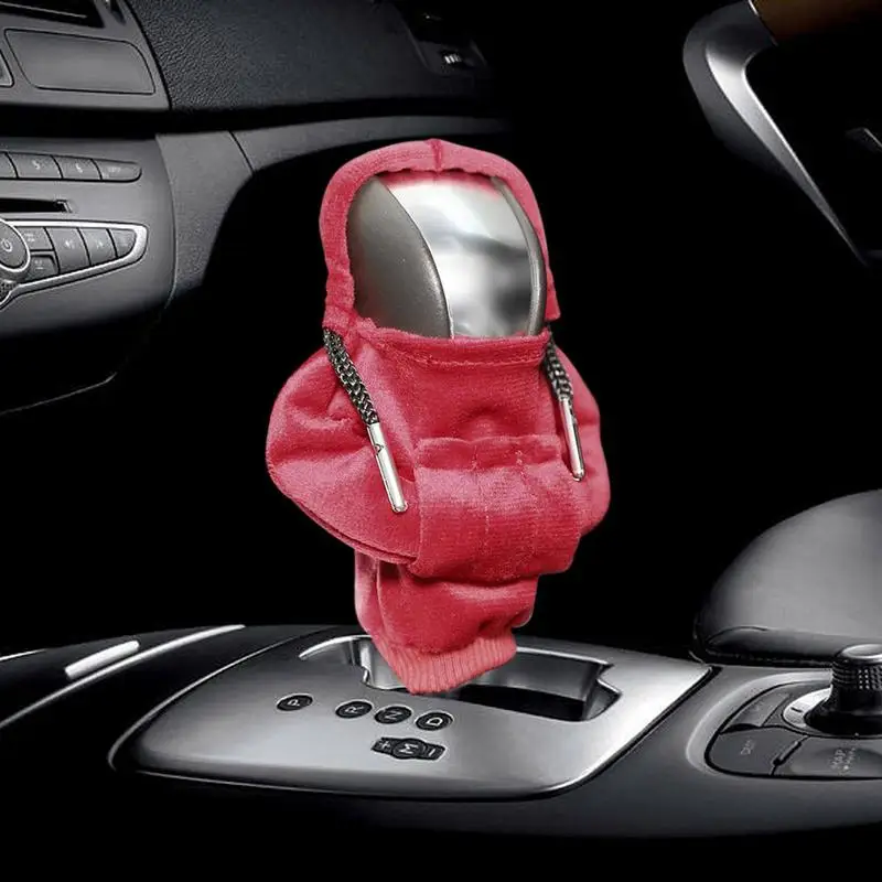 Car Gear Shift Hoodie Auto Gear Shift Knob Cover Funny Sweater Hoodie Gear  Shift Protectors Cover For Car Interior Accessories - AliExpress