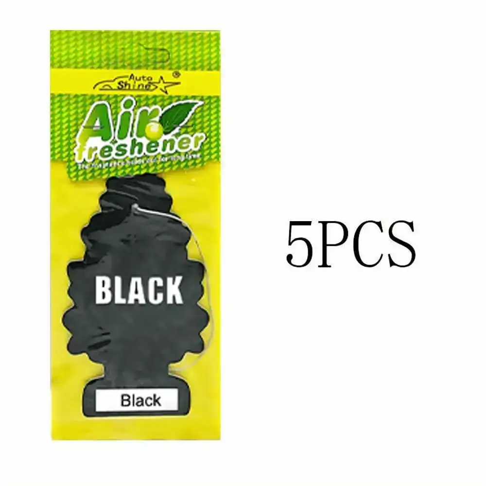 3-80 יחידות עץ חג המולד מרענן אוויר לרכב טבעי ארומתרפיה נייר תה תלוי בושם וניל חלקי פנים לרכב