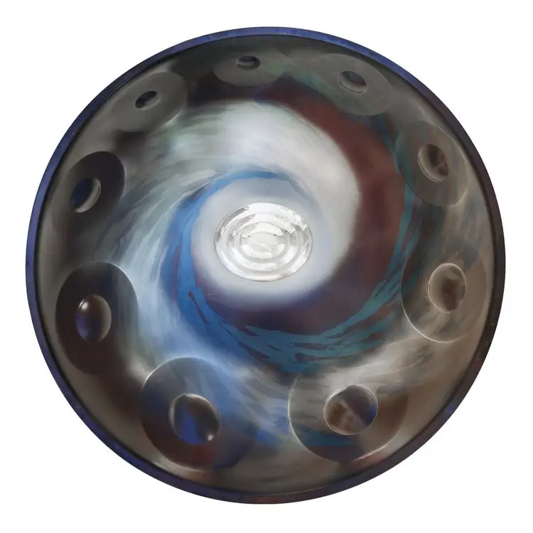 

ASTEMAN Handpan Universe Series-Comet 10 Note Handpan Music Instrument Quenching Process Musical Drum Frame