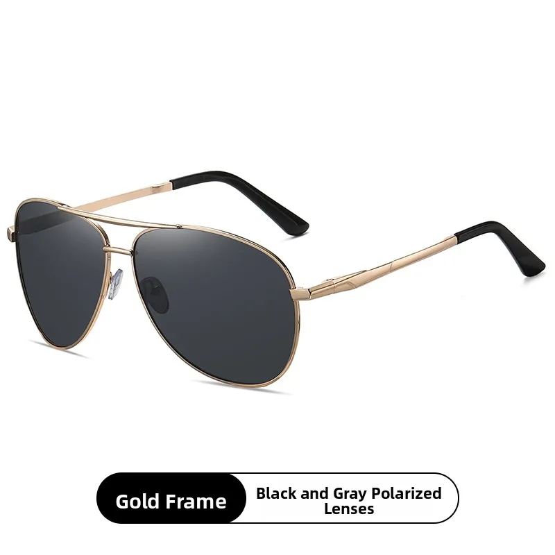 משקפי שמש מקוטבים במידות גדולות לגברים, מתאימים לפנים רחבות, אופנתיים, מסוגננים, נוחים, עם עדשות שרף, הגנה מפני קרינת UV