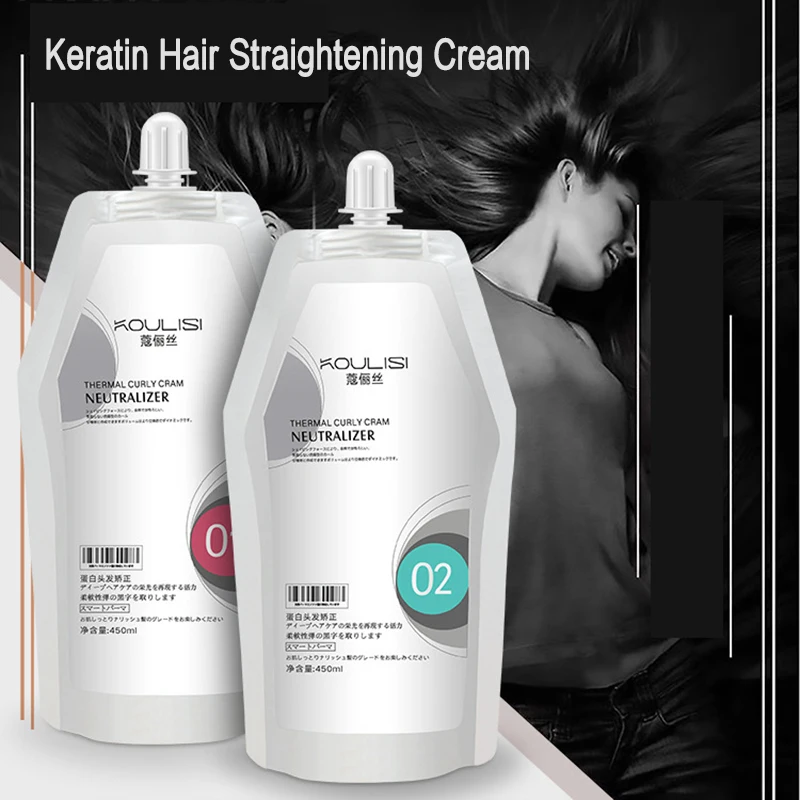 Hair Straightening Cream Salon Keratin Hair For Deep Curly Treatment Curly Treatment Salon Products