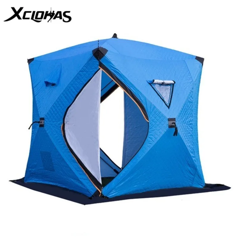 Winter Ice Fishing Tent Outdoor Thickened Camping Ice Shelter Easy Set